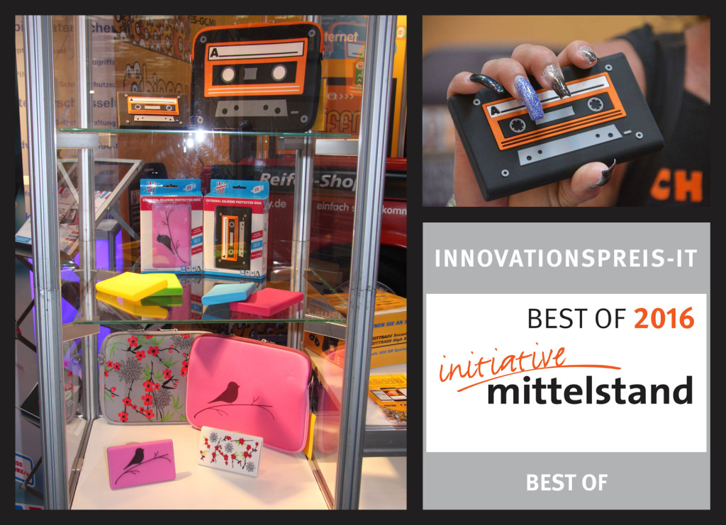 Die Marktneuheit HipDisk-mobil mit Stil erhält den Innovationspreis-IT BEST OF 2016 in der Kategorie Hardware. Damit gehört die multifunktionelle Designfestplatte zu den besten IT-Lösungen des Mittelstandes. 