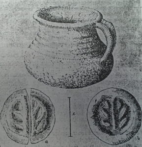 Abb.2: Skizze mit Detailansichten der Silbermünzen. Abbildung: Landesamt für Denkmalpflege und Archäologie, Halle